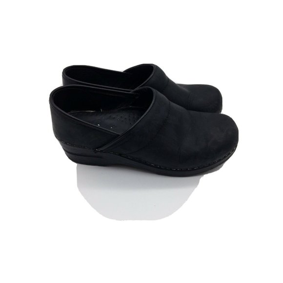 Dansko Shoes - Dansko Professional Black Oiled Leather clogs work
